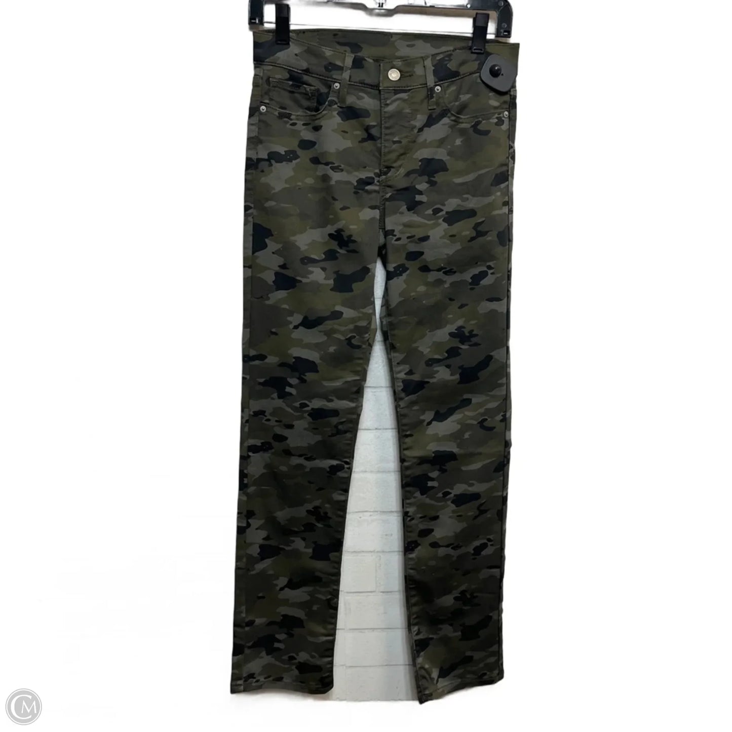 Jeans Straight By Levis In Camouflage Print, Size: 2