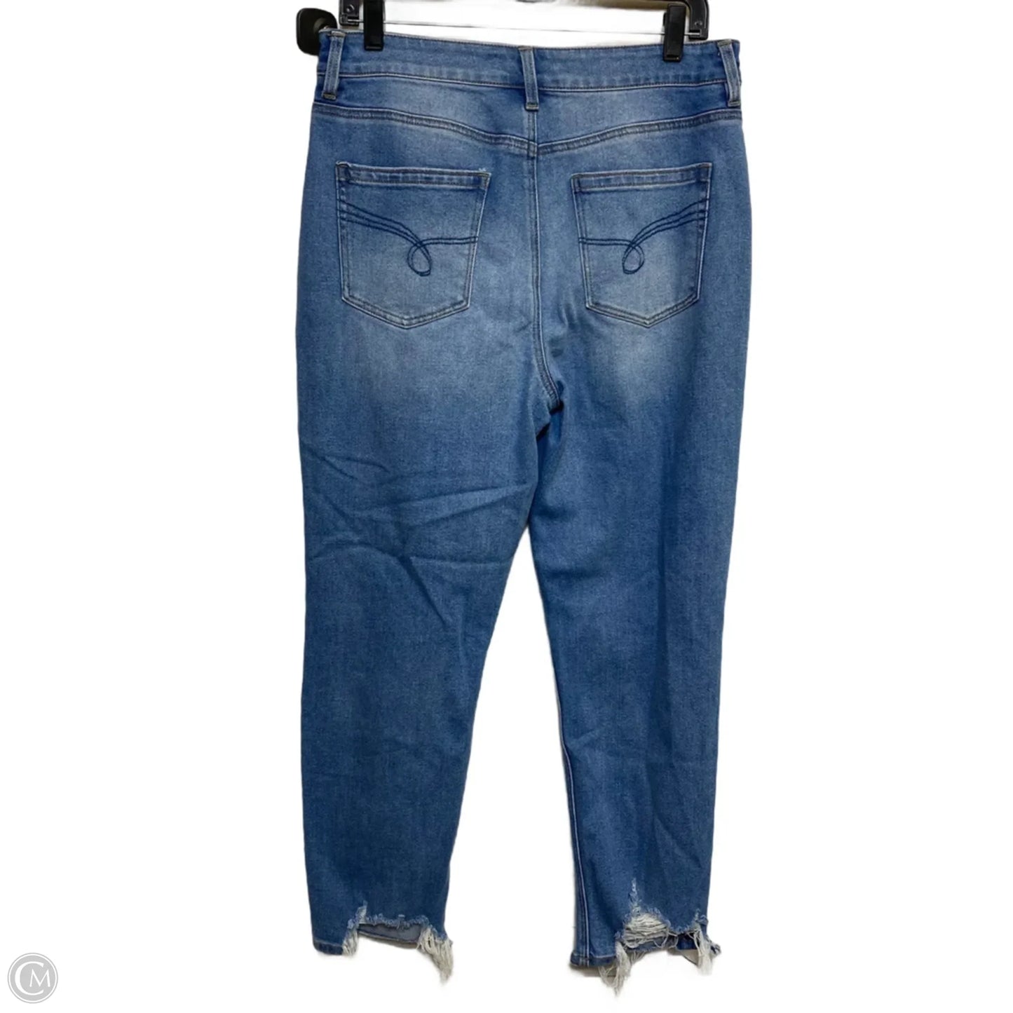 Jeans Skinny By Ofluck In Blue Denim, Size: 10