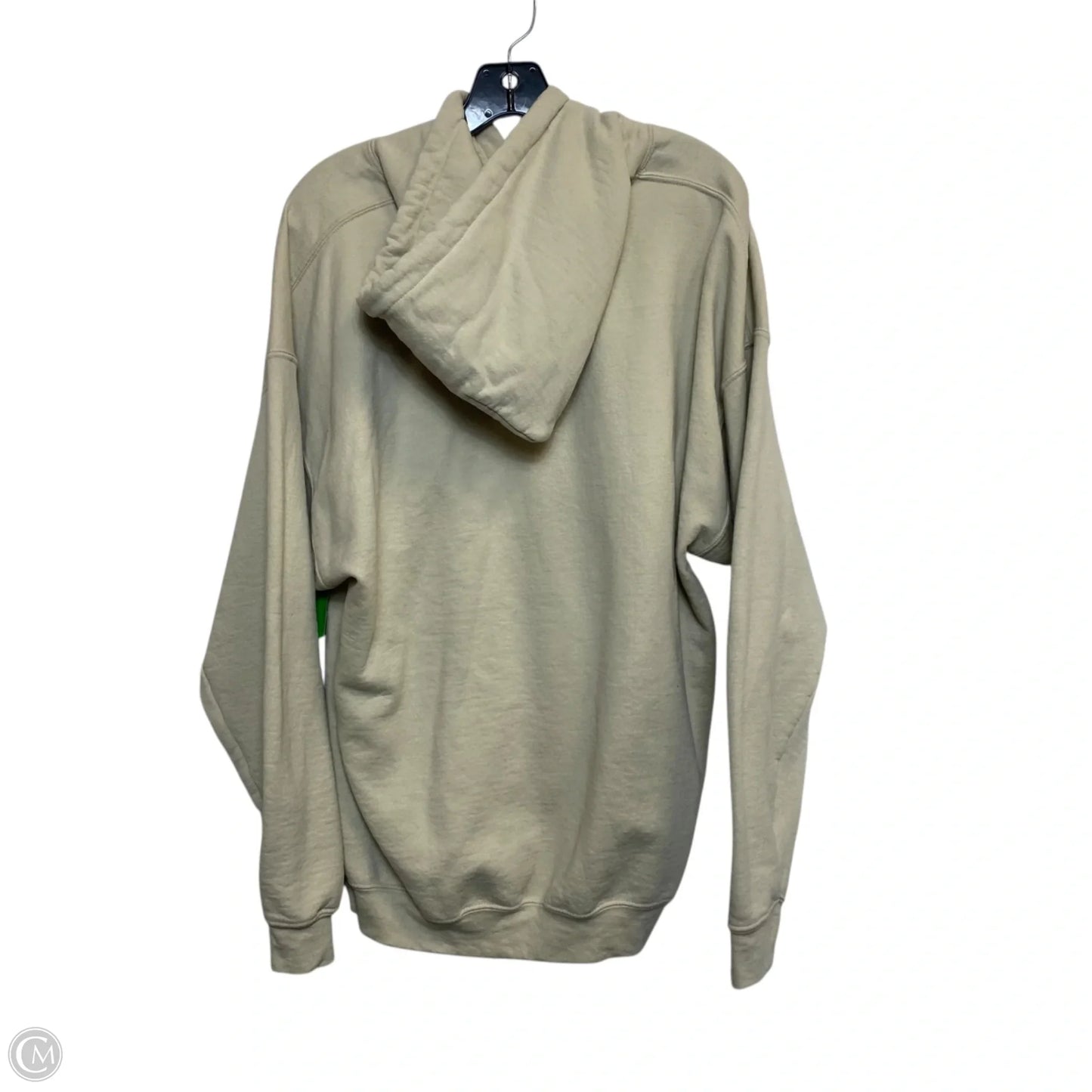 Sweatshirt Hoodie By Gildan In Tan, Size: Xl