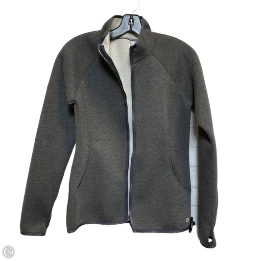 Athletic Jacket By Gapfit In Grey, Size: S