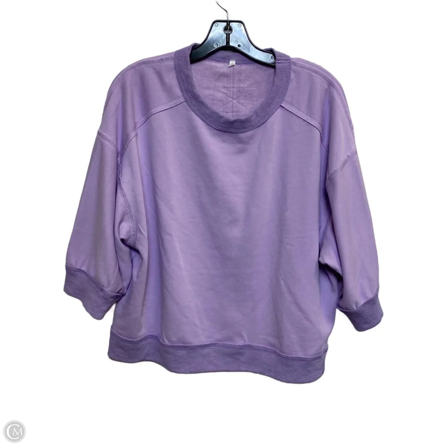 Top Short Sleeve By Cmf In Purple, Size: S