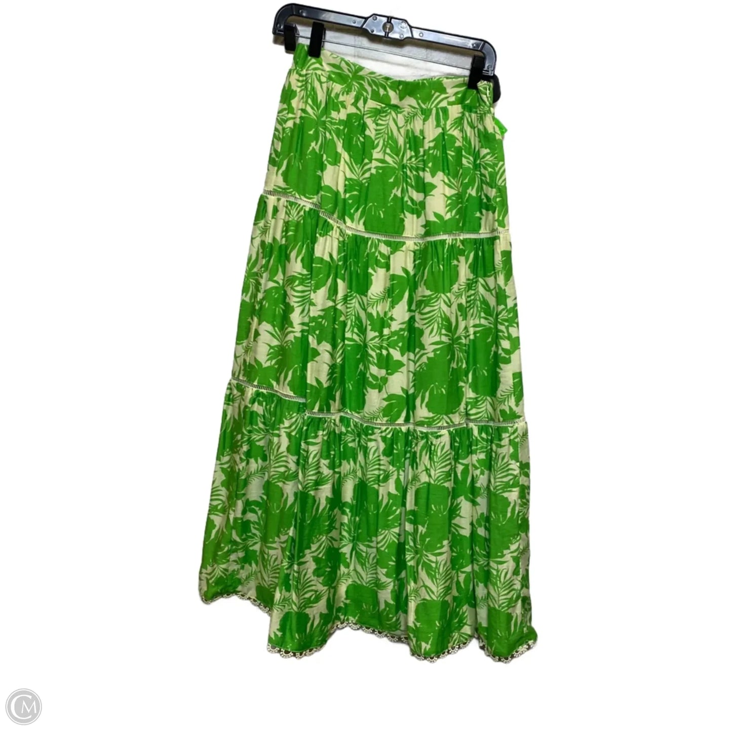 Skirt Maxi By Vestique In Green, Size: M