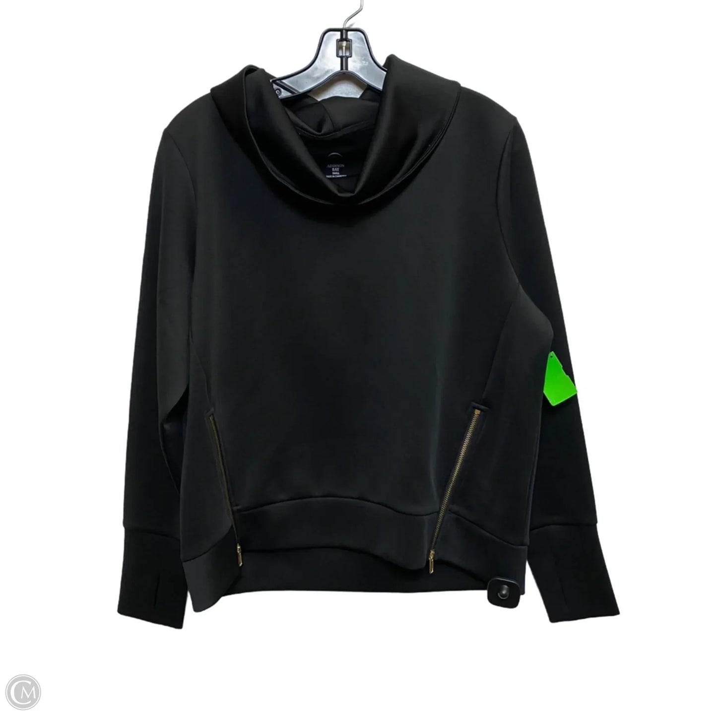 Athletic Sweatshirt Collar By Ab by Addison Bay In Black, Size: S