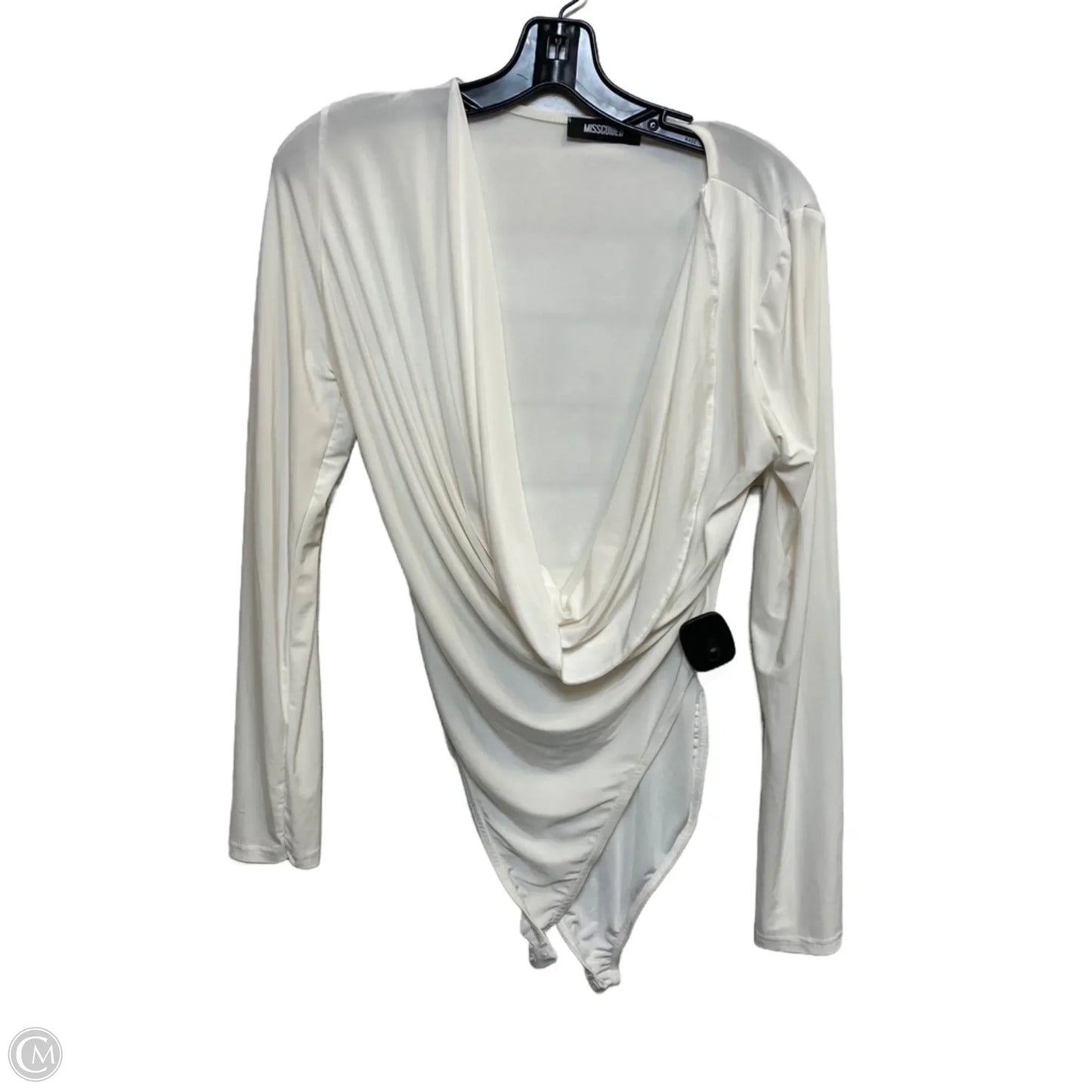 Bodysuit By Missguided In Cream, Size: M