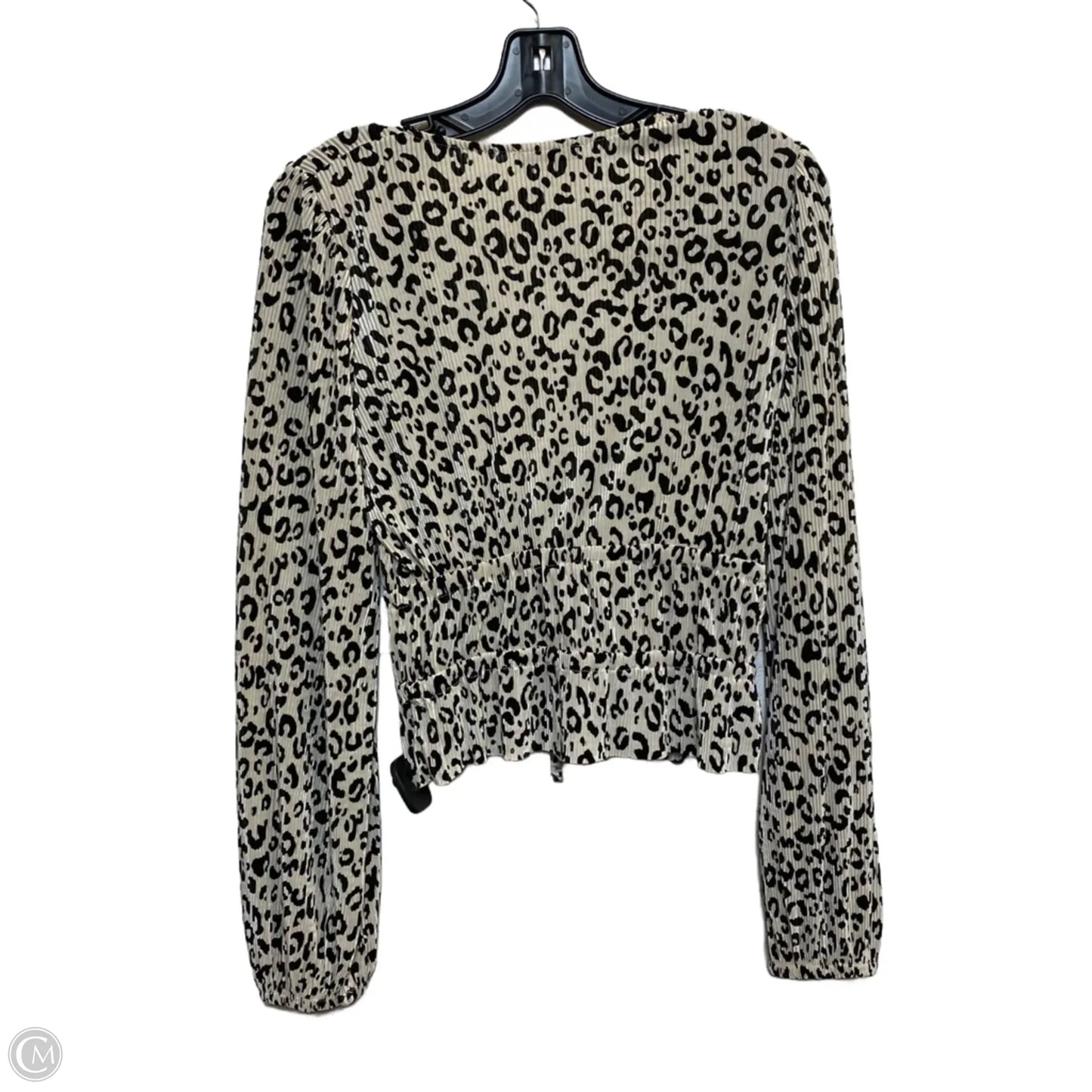 Top Sleeveless By Zara In Animal Print, Size: M