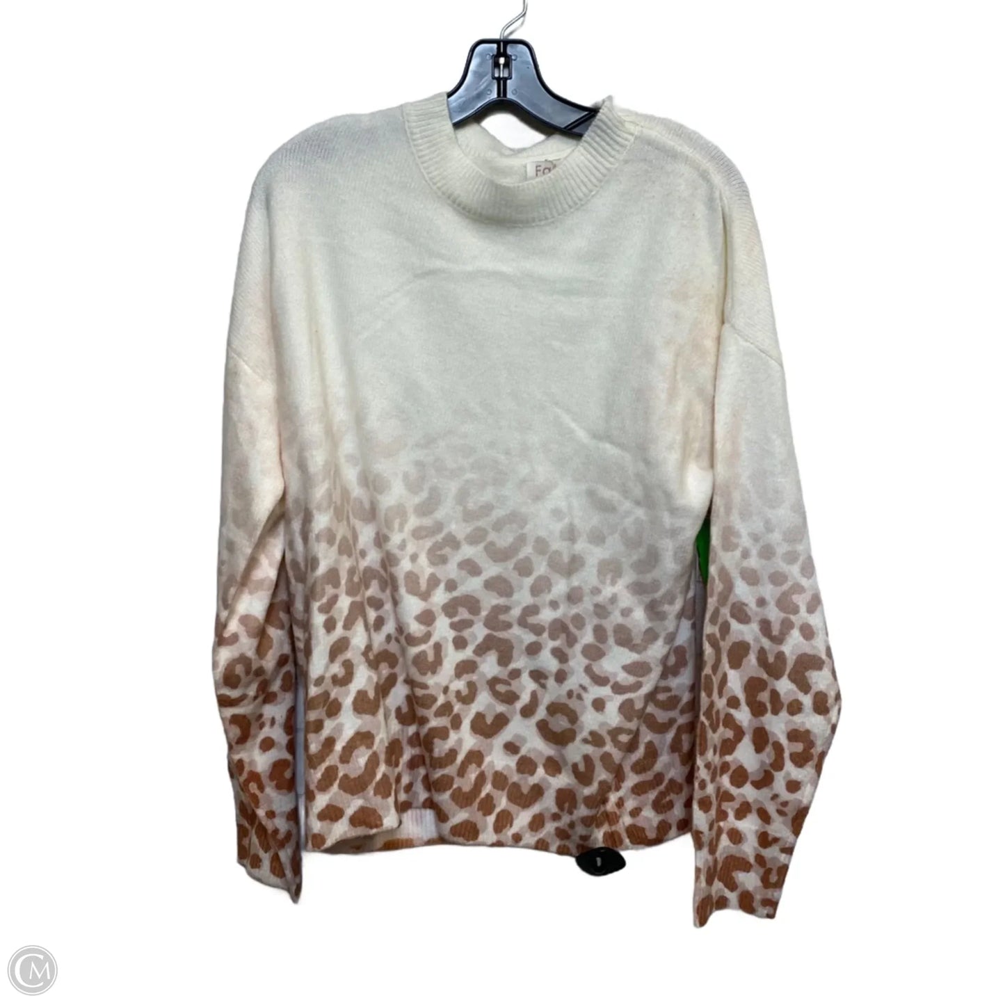 Sweater By Fate In Cream, Size: L