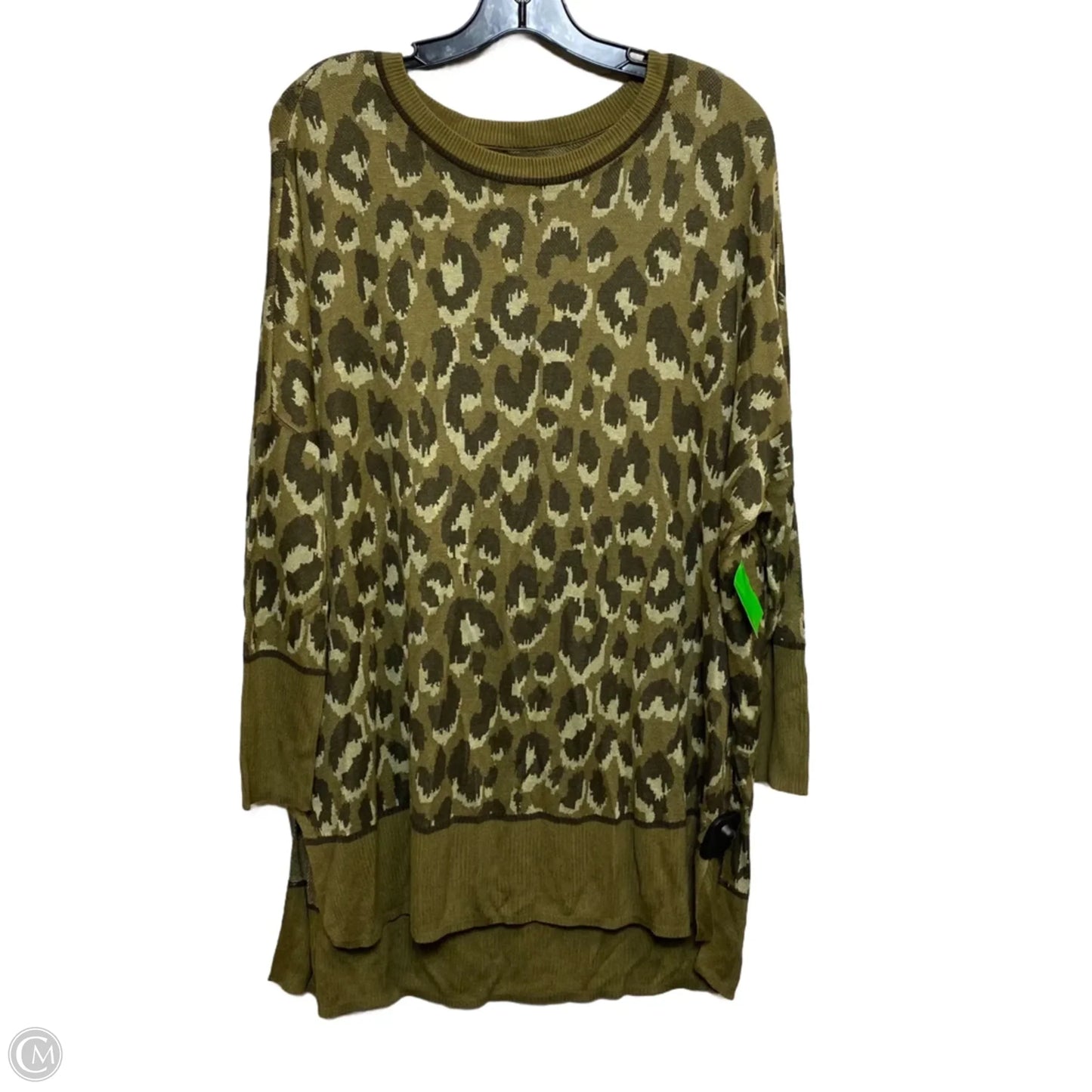 Top Long Sleeve By Wonderly In Green, Size: L