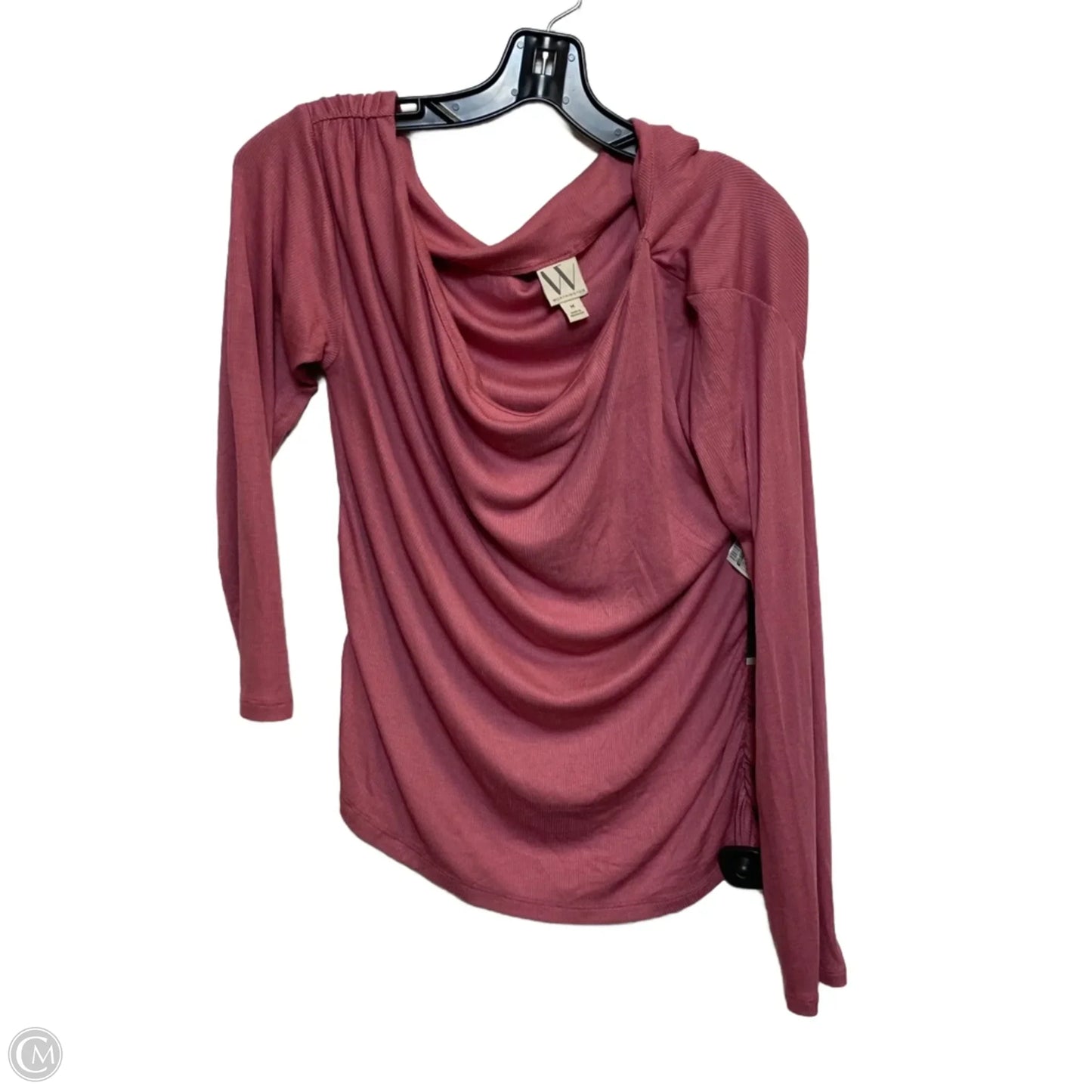 Top Long Sleeve By Sam and Jess In Green, Size: L