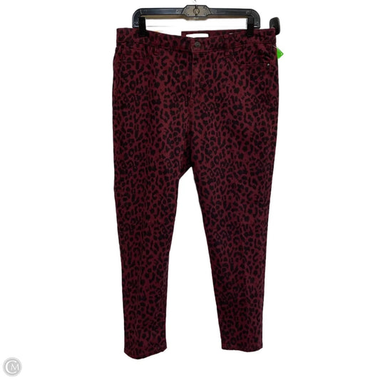 Jeans Skinny By Social Standard By Sanctuary In Red, Size: 12