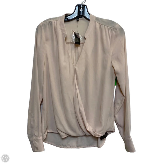 Blouse Long Sleeve By Limited In Pink, Size: S