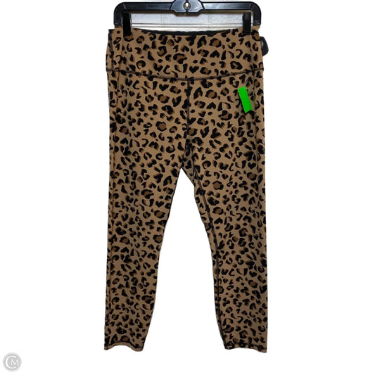 Athletic Leggings Capris By Ivl Collective In Animal Print, Size: L