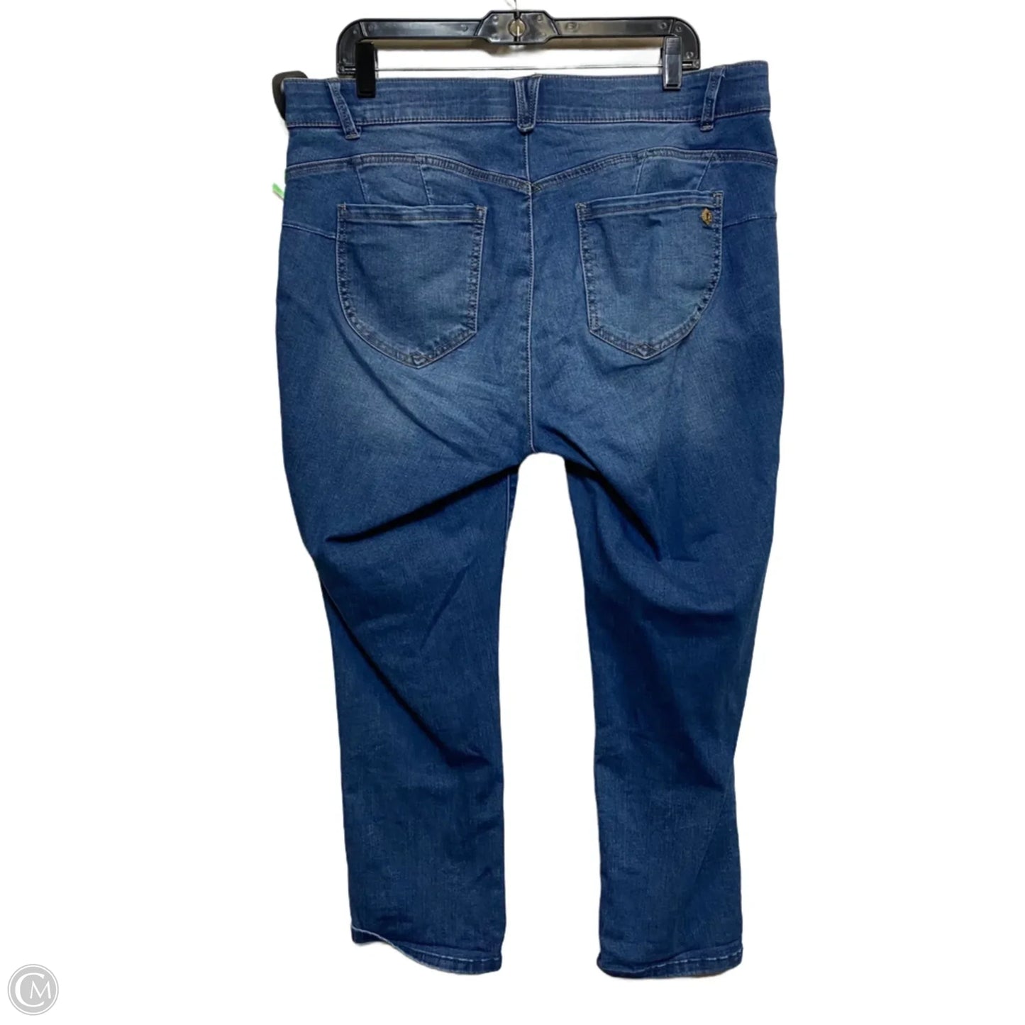 Jeans Straight By Democracy In Blue Denim, Size: 16