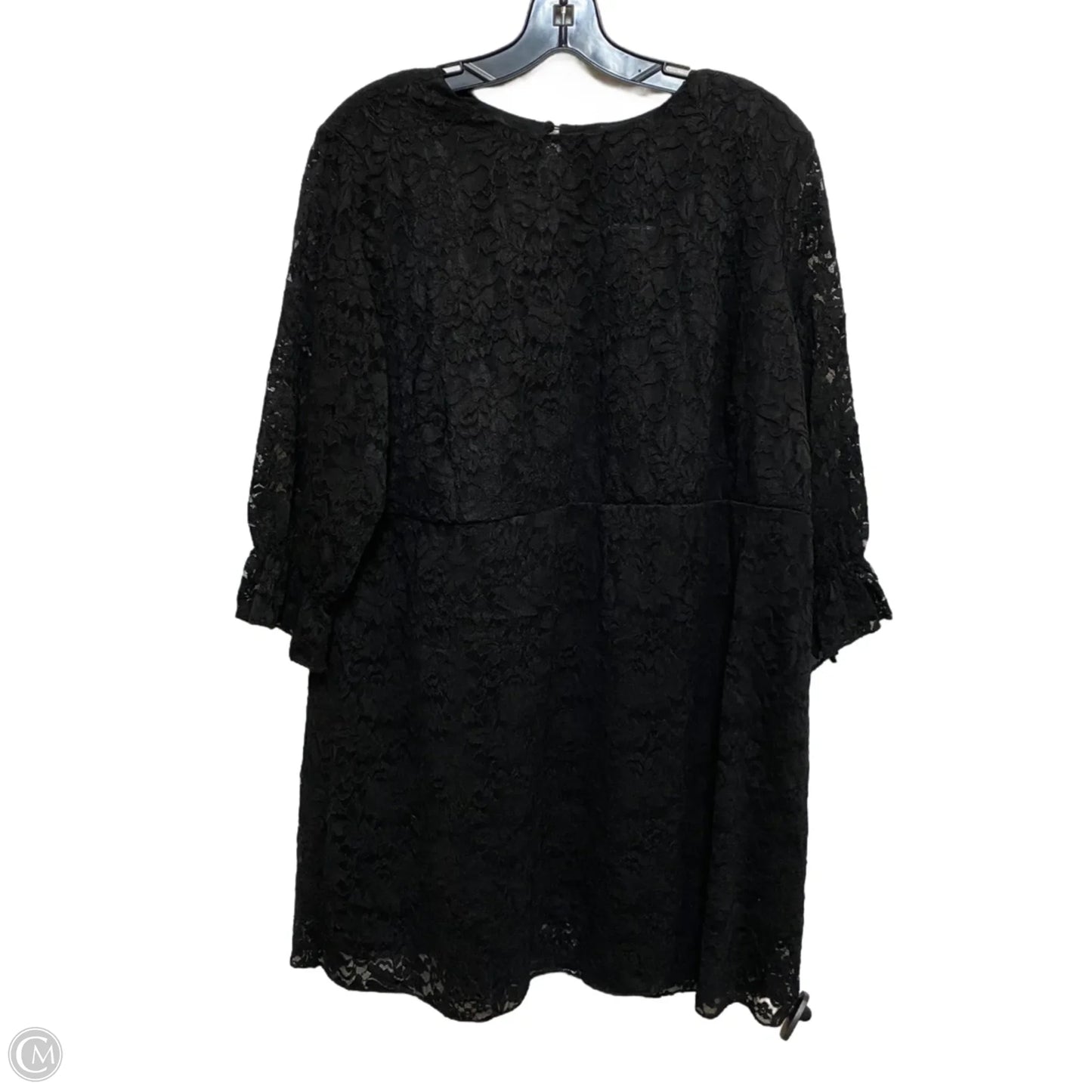 Top Long Sleeve By Ellos In Black, Size: 1x