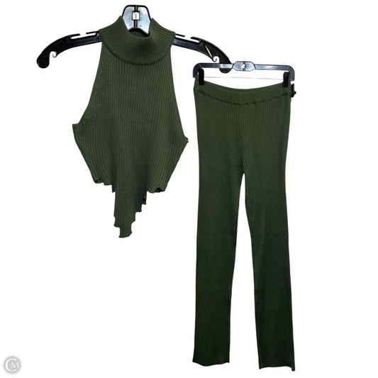 Pants Set 2pc By Fashion Nova In Green, Size: S