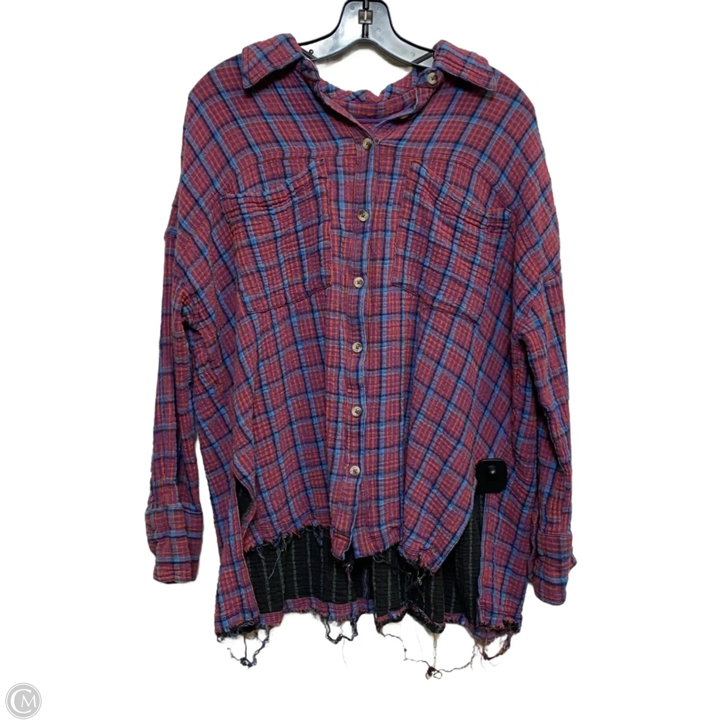 Top Long Sleeve By We The Free In Purple, Size: M