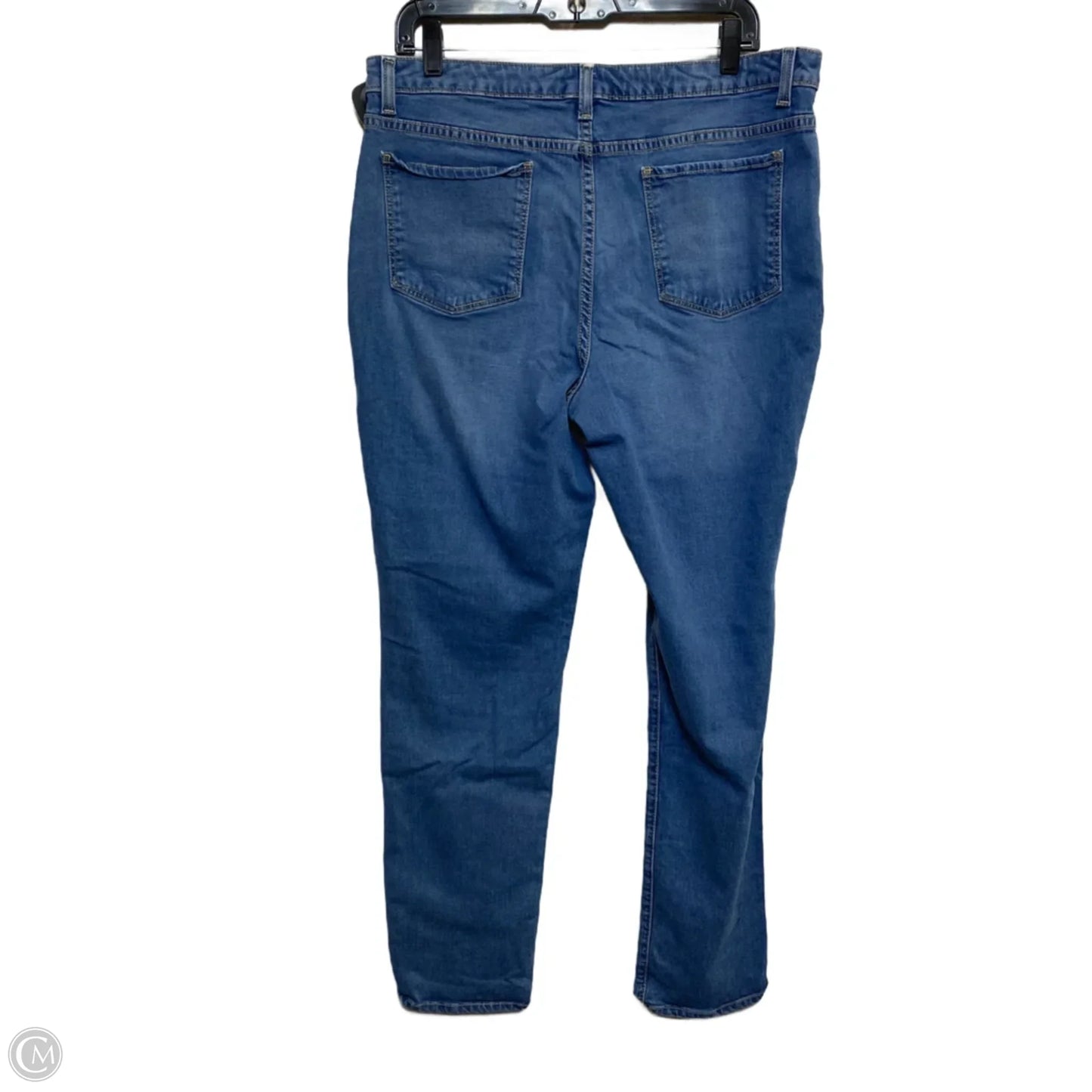 Jeans Skinny By Coldwater Creek In Blue Denim, Size: 16