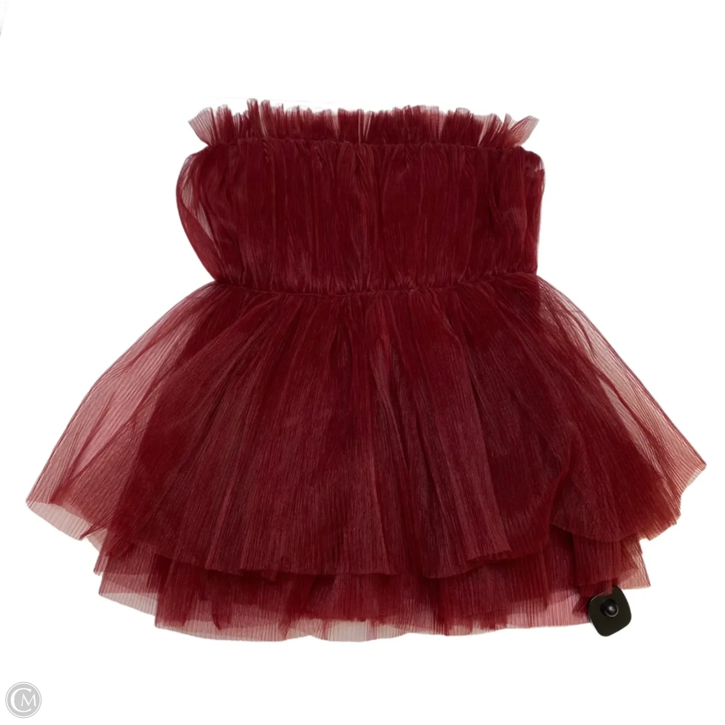 Top Sleeveless By H&m In Red, Size: S