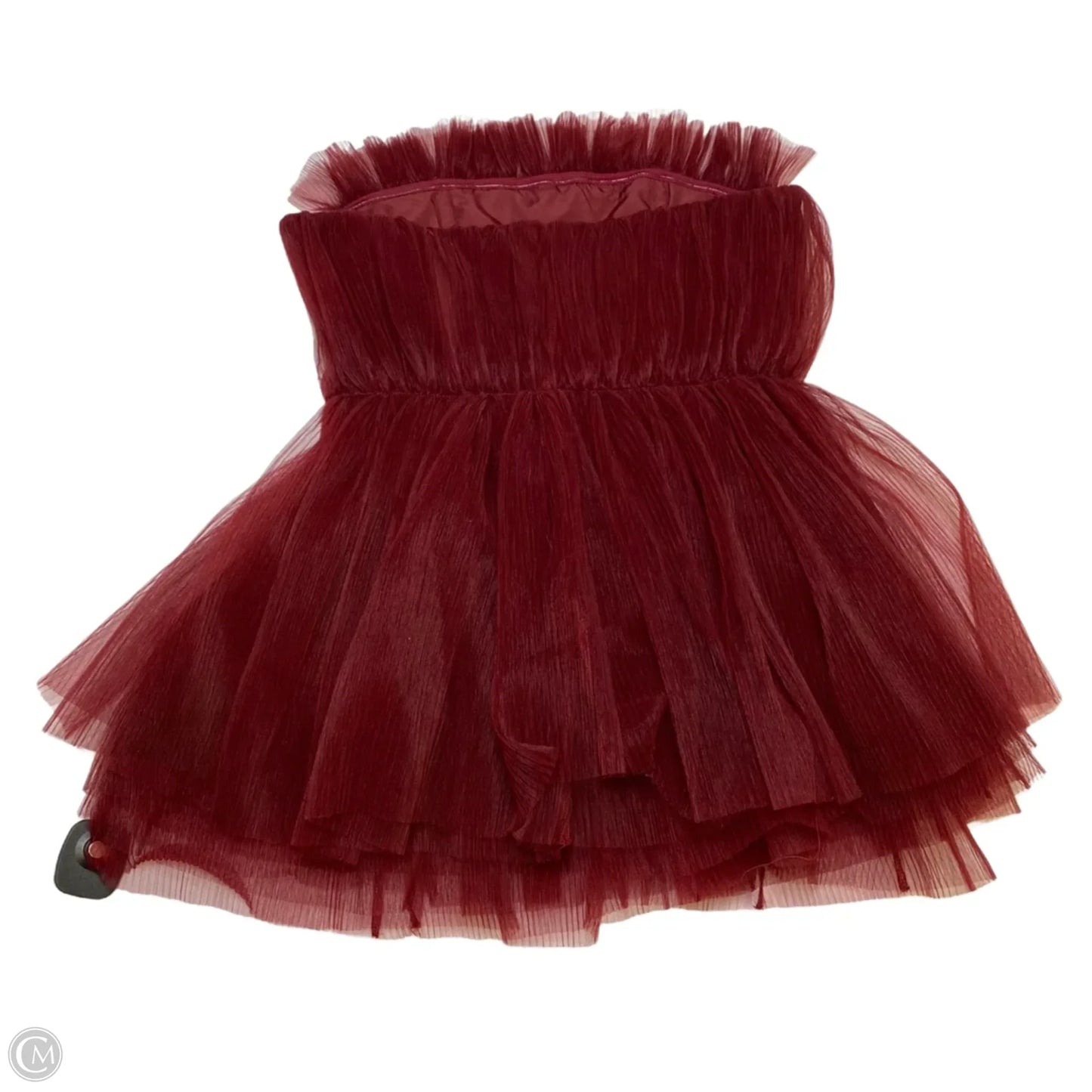 Top Sleeveless By H&m In Red, Size: S