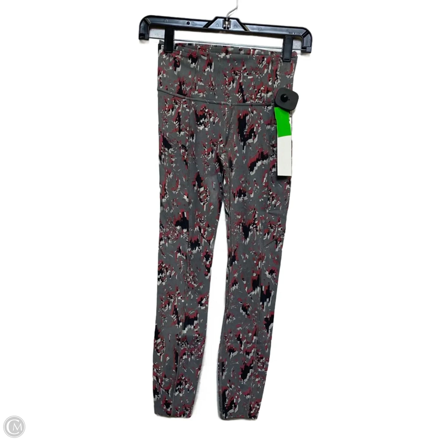 Athletic Leggings By Lululemon In Grey, Size: Xs