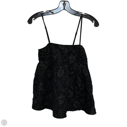 Top Sleeveless By Shein In Black, Size: S
