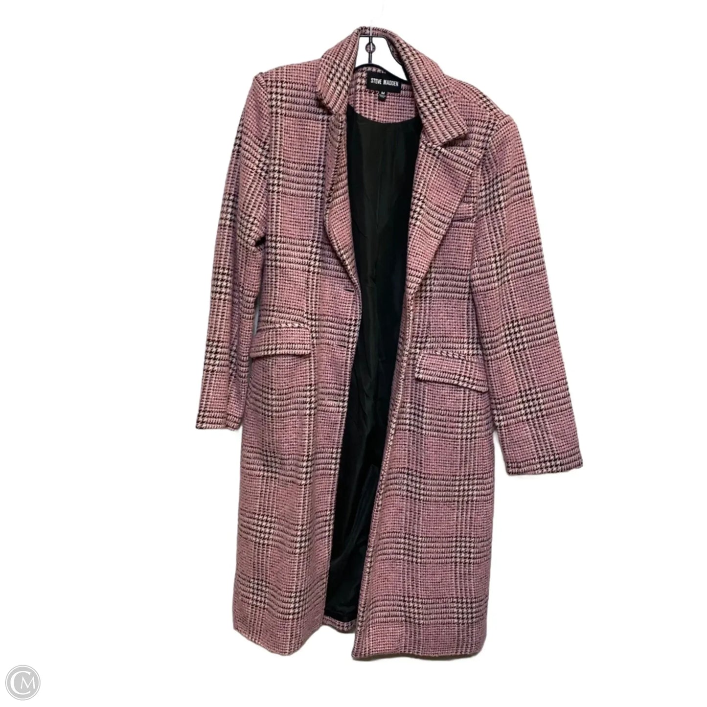 Coat Peacoat By Steve Madden In Pink, Size: M