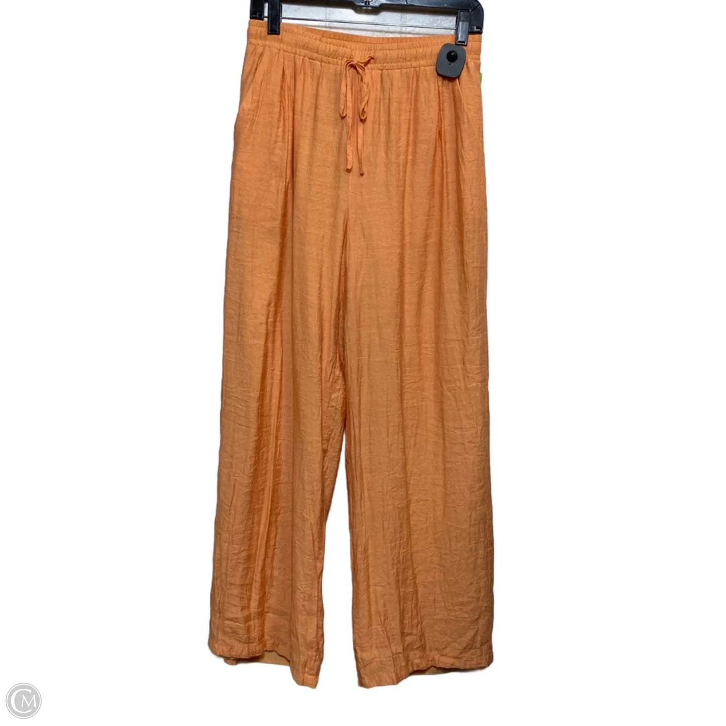 Pants Wide Leg By Vestique In Orange, Size: S