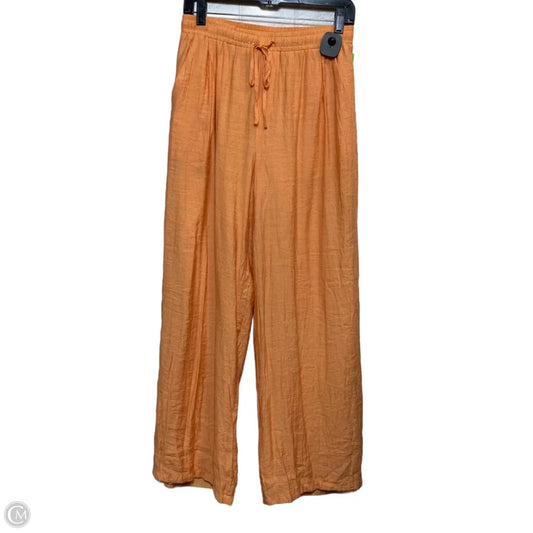 Pants Wide Leg By Vestique In Orange, Size: S