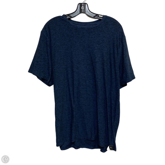 Athletic Top Short Sleeve By Outdoor Voices In Blue, Size: Xl