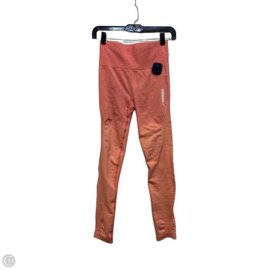 Athletic Leggings By Gym Shark In Orange, Size: S