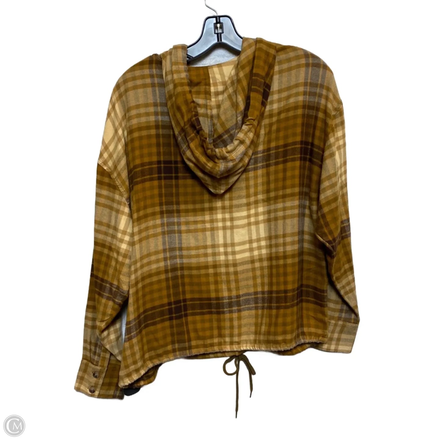 Top Long Sleeve By Urban Outfitters In Brown, Size: S