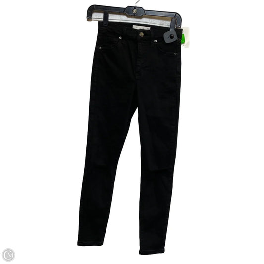 Jeans Skinny By Topshop In Black Denim, Size: 2