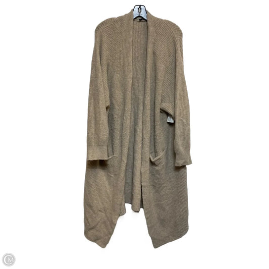 Sweater Cardigan By Universal Thread In Tan, Size: 1x