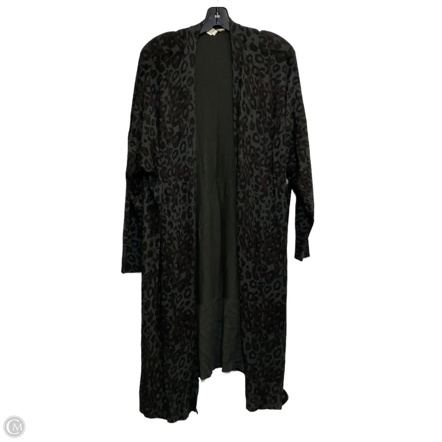 Cardigan By Terra & Sky In Animal Print, Size: 2x