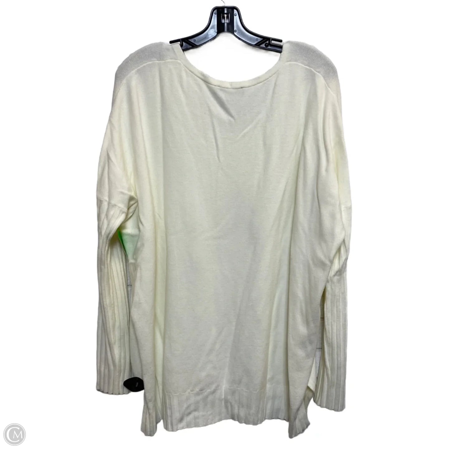 Sweater By French Connection In Cream, Size: Xl