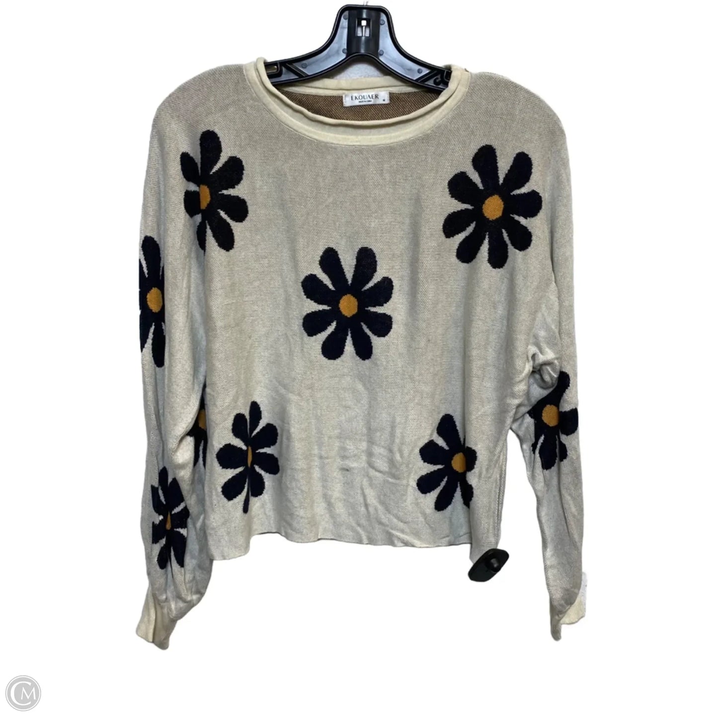 Lounge Set Shorts By Ekouaer In Cream, Size: M