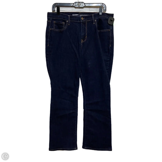 Jeans Flared By Old Navy In Blue Denim, Size: 12