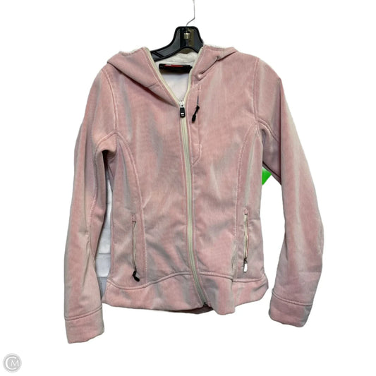 Athletic Jacket By Spyder In Pink, Size: M