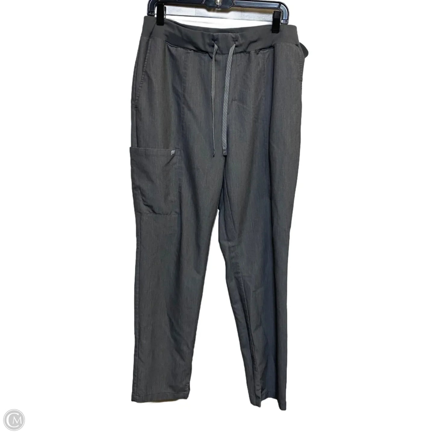 Athletic Pants By Fabletics In Grey, Size: L