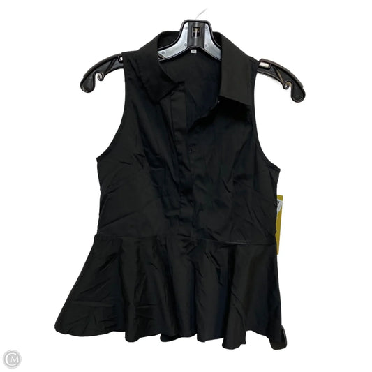 Top Sleeveless Designer By Milly In Black, Size: Xs