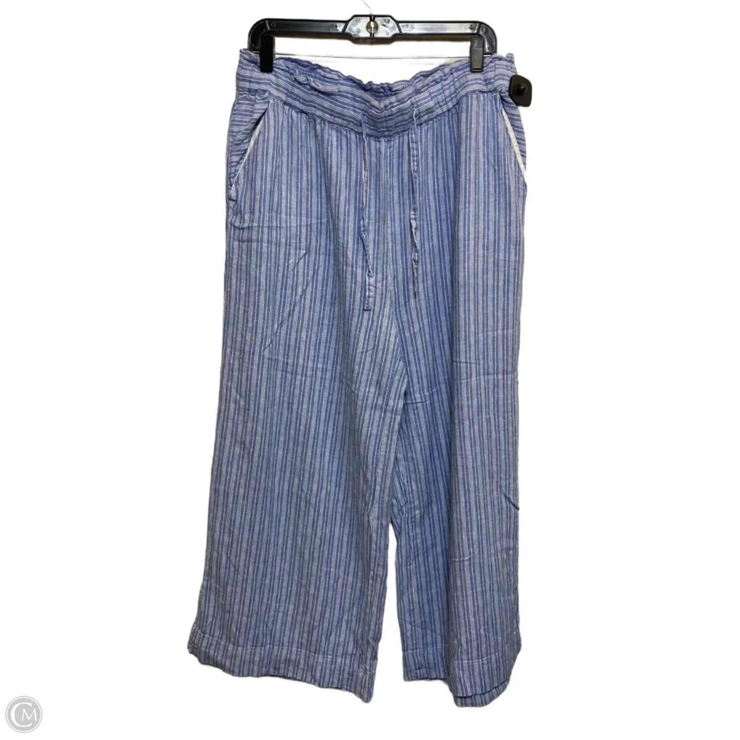 Pants Wide Leg By Vince Camuto In Blue, Size: L