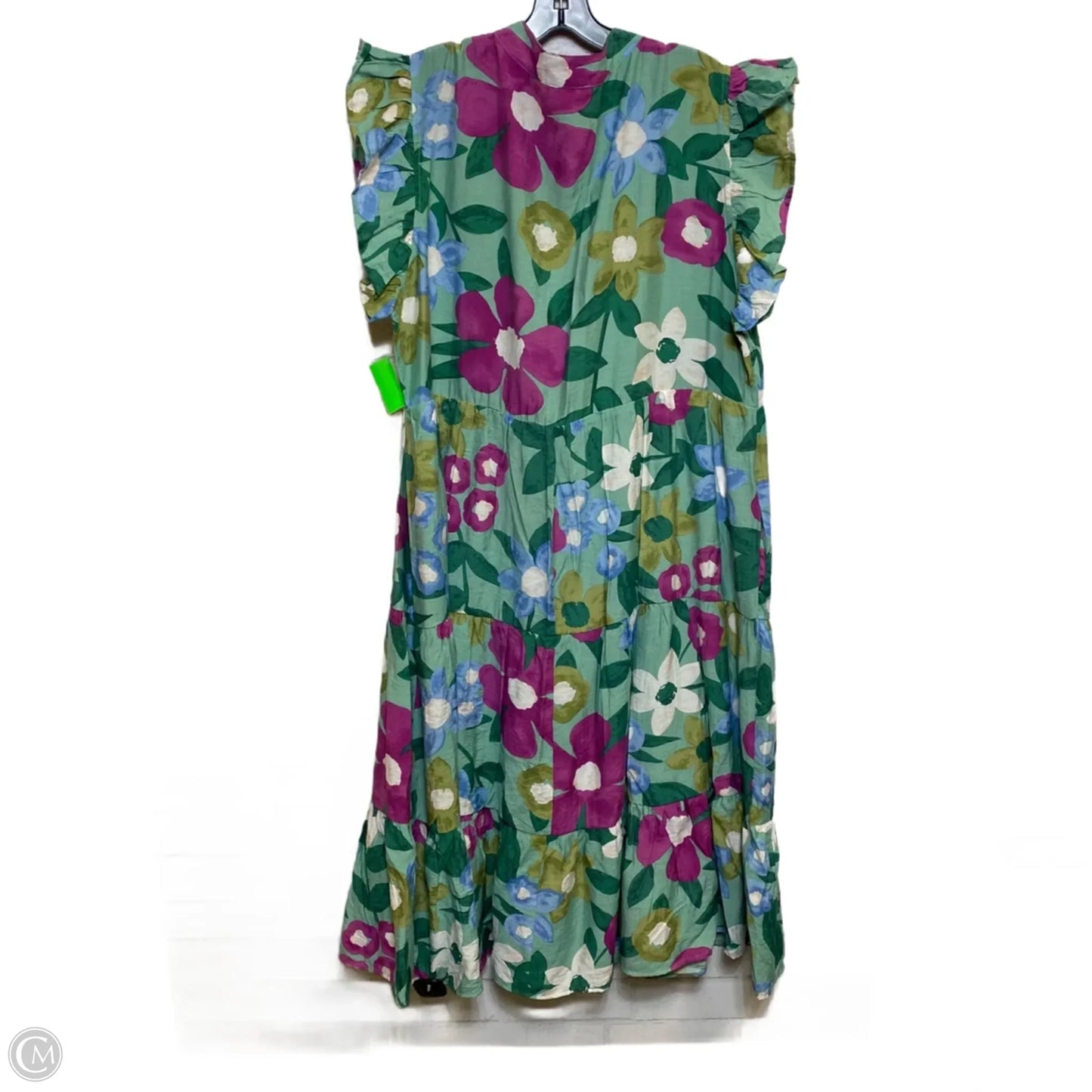 Dress Casual Midi By Entro In Green, Size: 1x