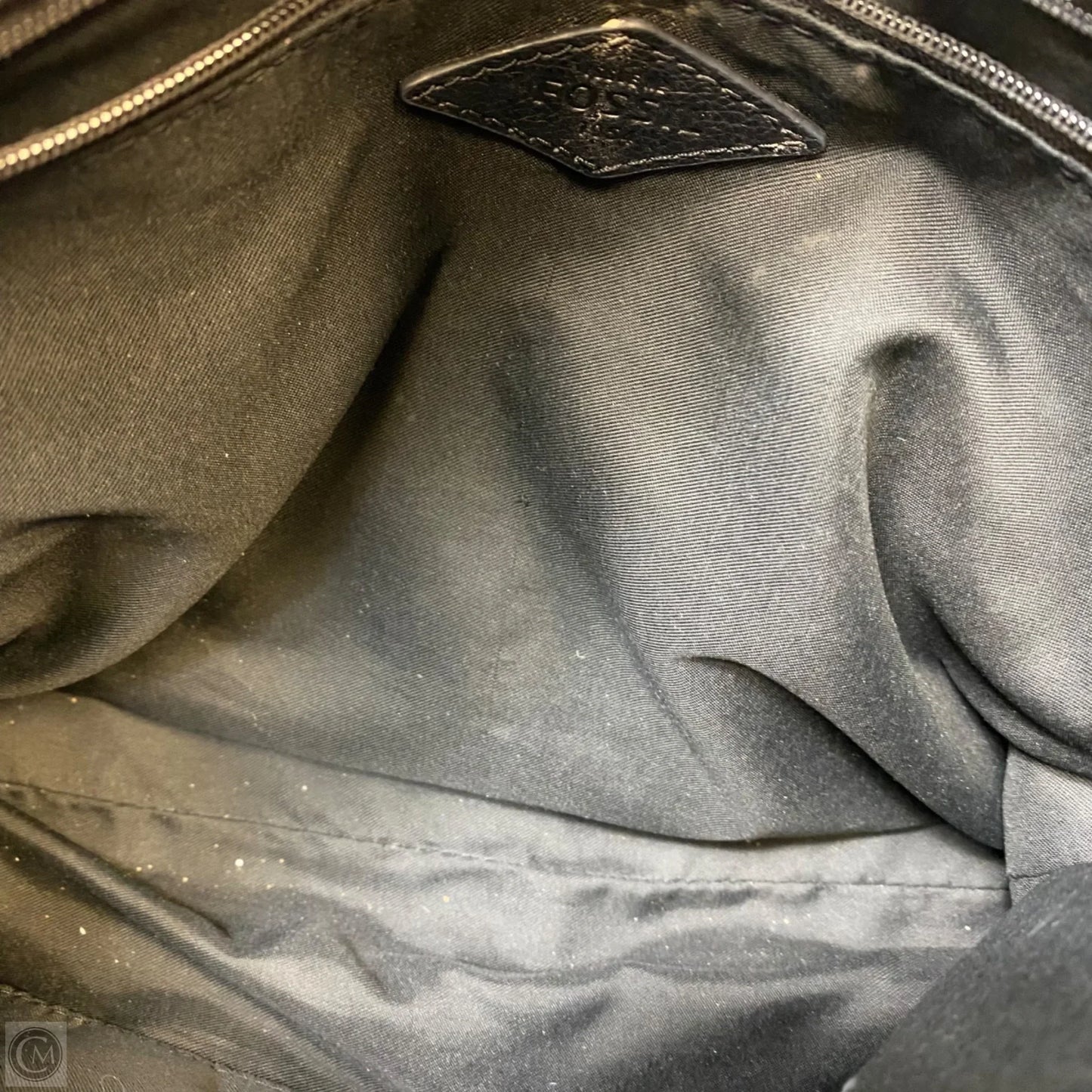 Crossbody Leather By Fossil, Size: Medium