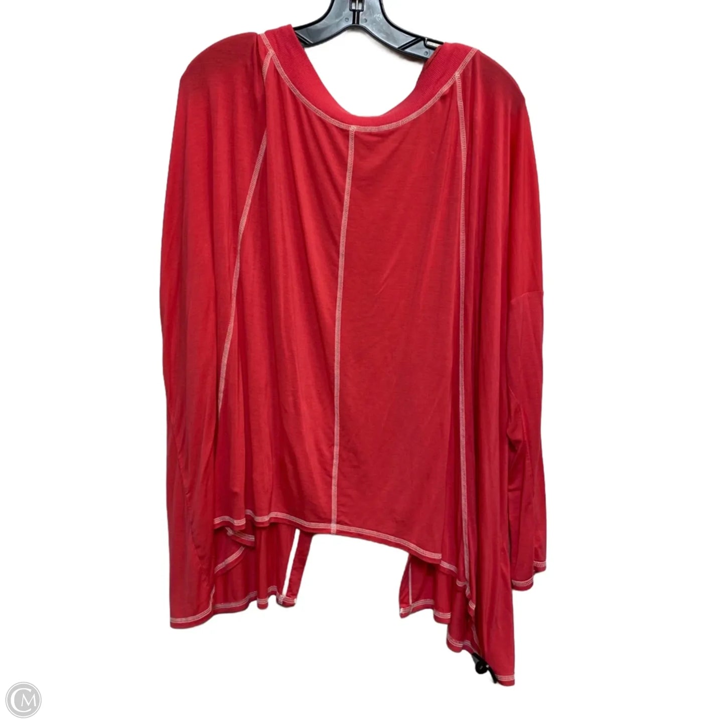 Top Long Sleeve By Free People In Pink, Size: S