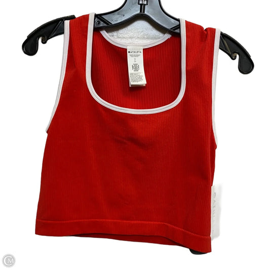 Athletic Tank Top By Athleta In Red, Size: S