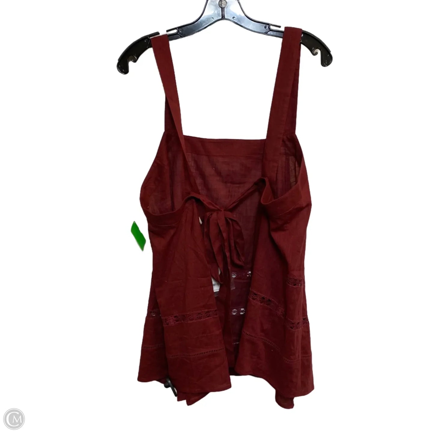 Top Sleeveless By Free People In Red, Size: M