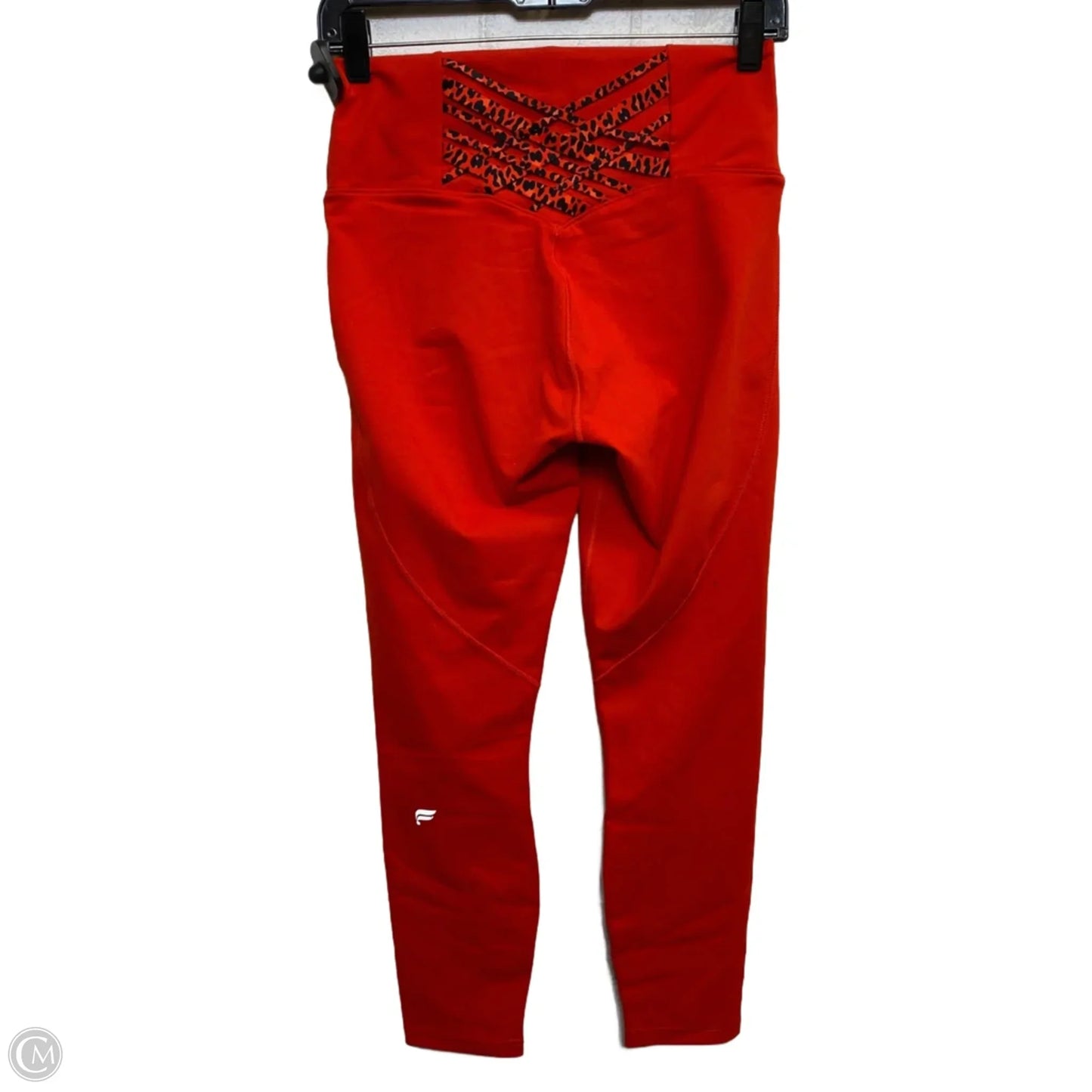 Athletic Leggings Capris By Fabletics In Red, Size: M