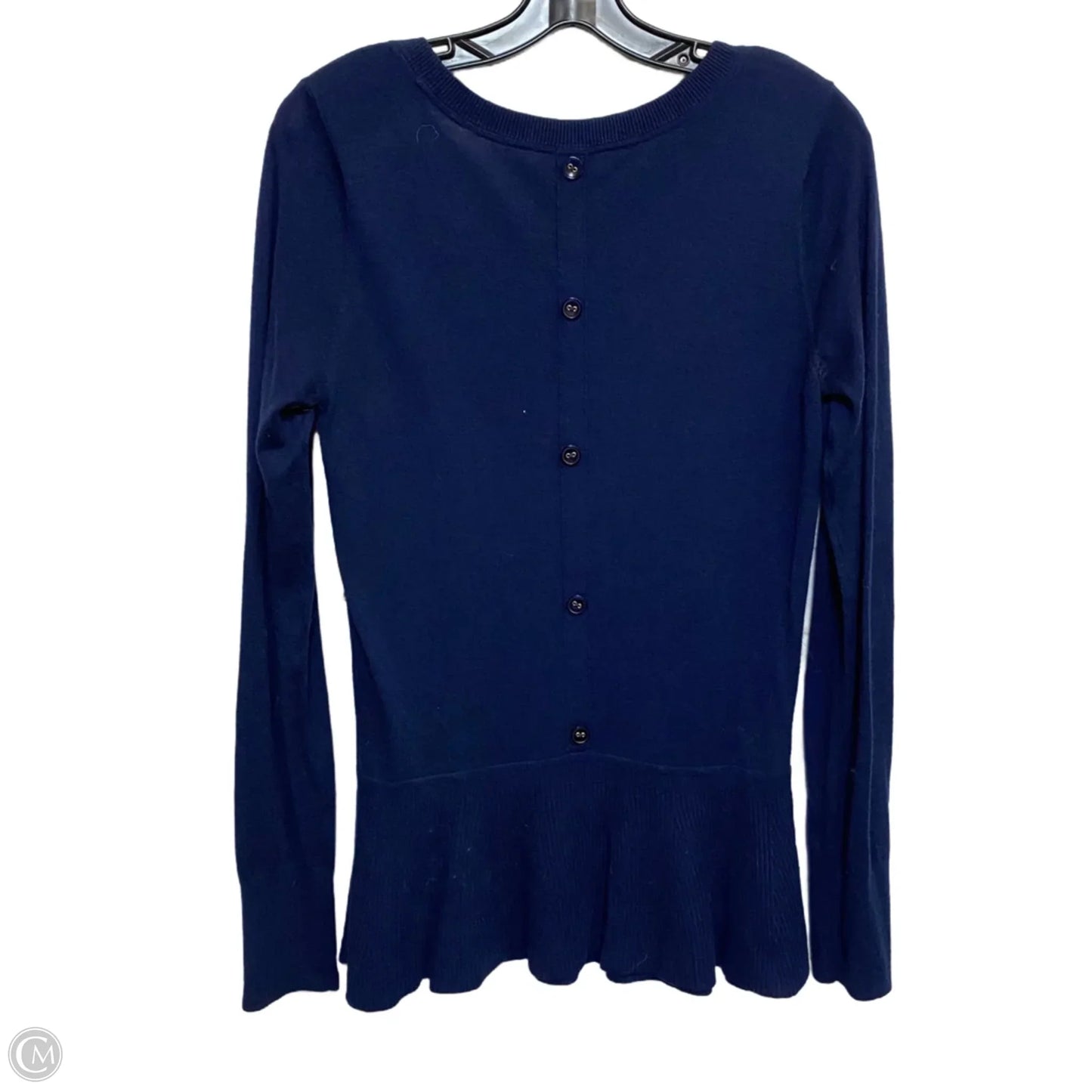 Top Long Sleeve Designer By Lilly Pulitzer In Navy, Size: L