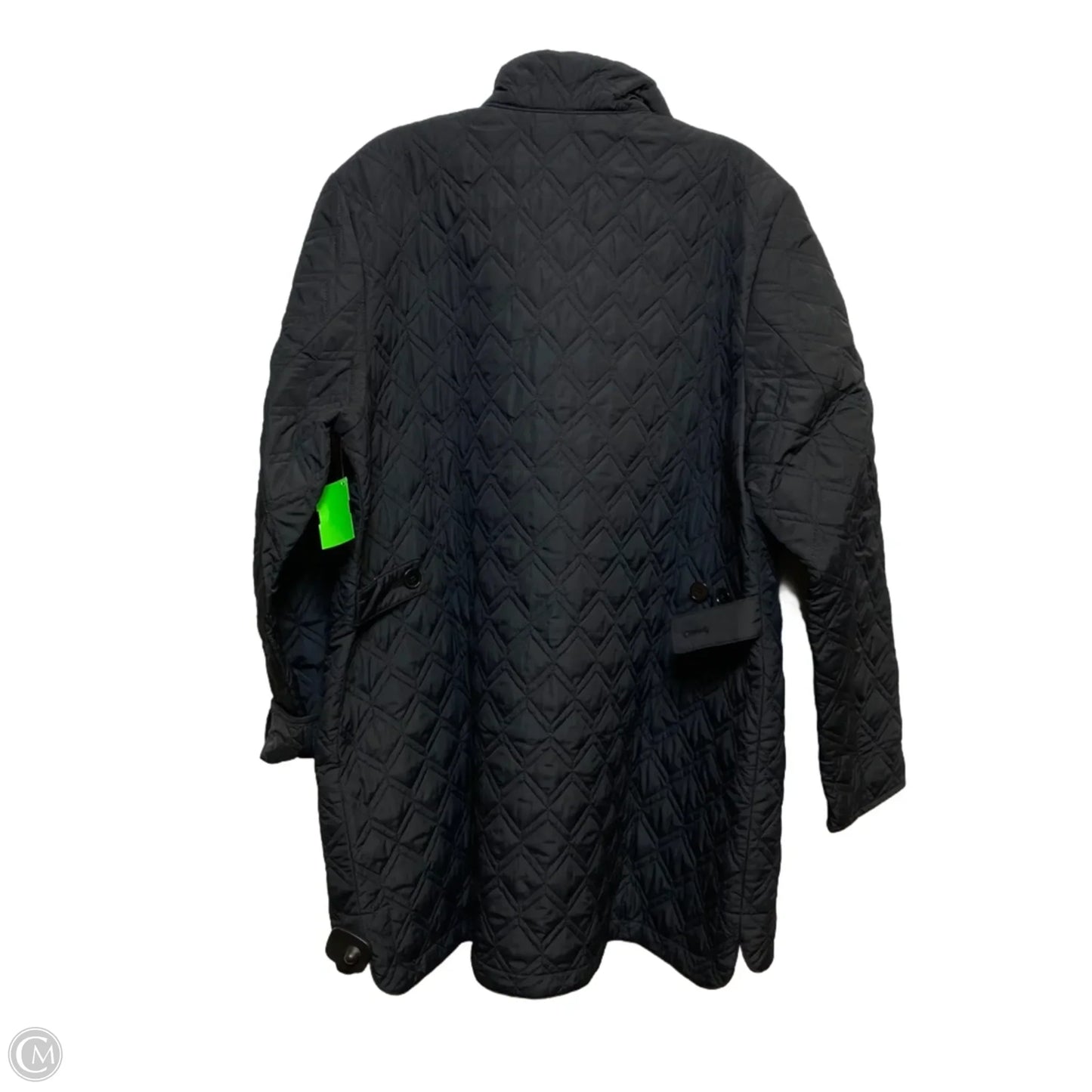 Coat Puffer & Quilted By Lands End In Black, Size: L