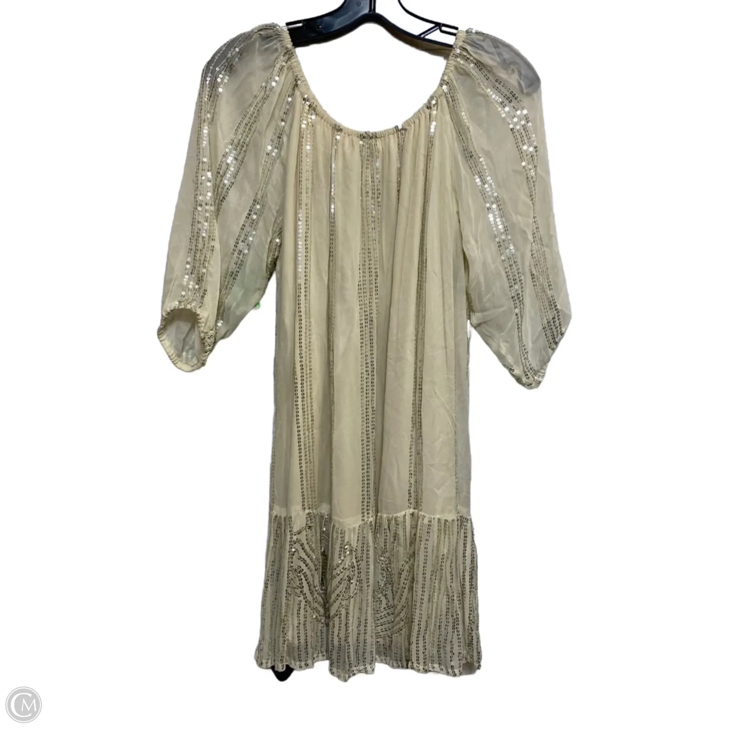 Dress Party Short By Anthropologie In Cream, Size: Xs