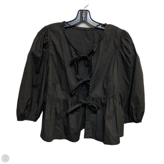 Top Short Sleeve By Cmf In Brown, Size: S